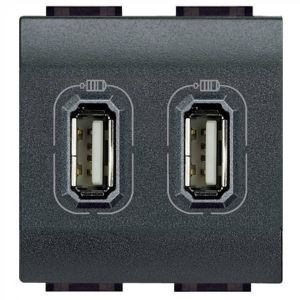 CHARG 2M 2USB A+A 2.4A 12W ANT