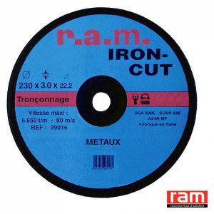 DISQUE TRONC. METX IRON-CUT 11